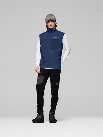 Norrona Trollveggen Warm3 Vest - Indigo Night AW25