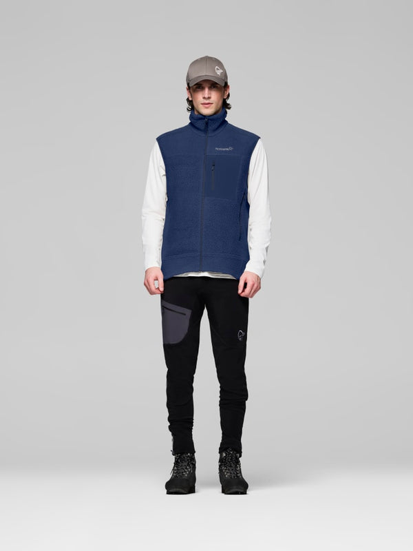 Norrona Trollveggen Warm3 Vest - Indigo Night AW25