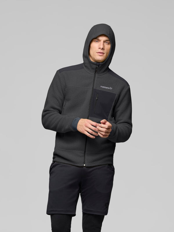 Norrona Trollveggen Warm3 Zip Hood - Phantom AW25
