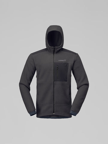 Norrona Trollveggen Warm3 Zip Hood - Phantom AW25