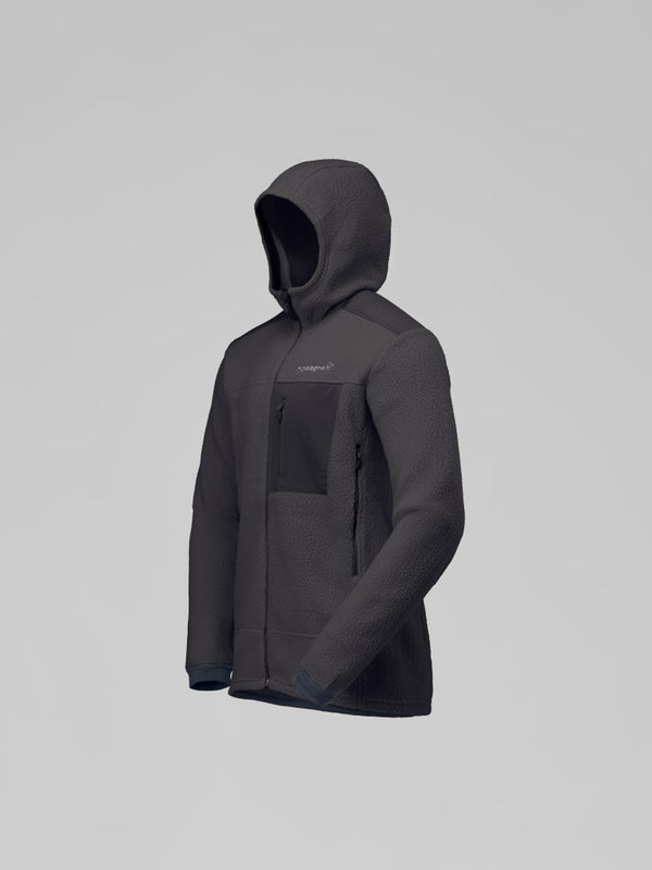 Norrona Trollveggen Warm3 Zip Hood - Phantom AW25