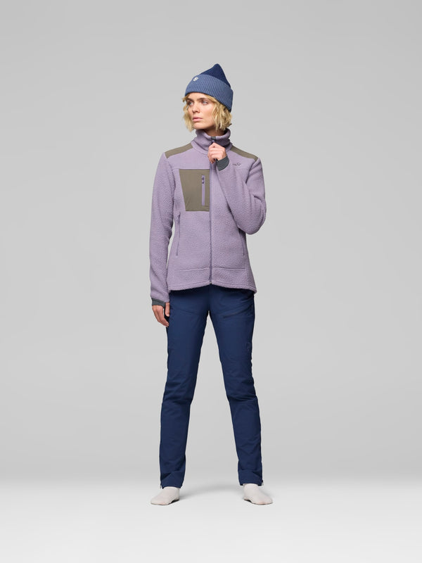Norrona Women Trollveggen Warm3 Jacket - Purple Sage AW25
