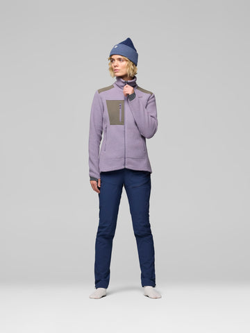 Norrona Women Trollveggen Warm3 Jacket - Purple Sage AW25