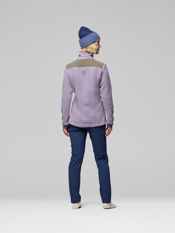 Norrona Women Trollveggen Warm3 Jacket - Purple Sage AW25