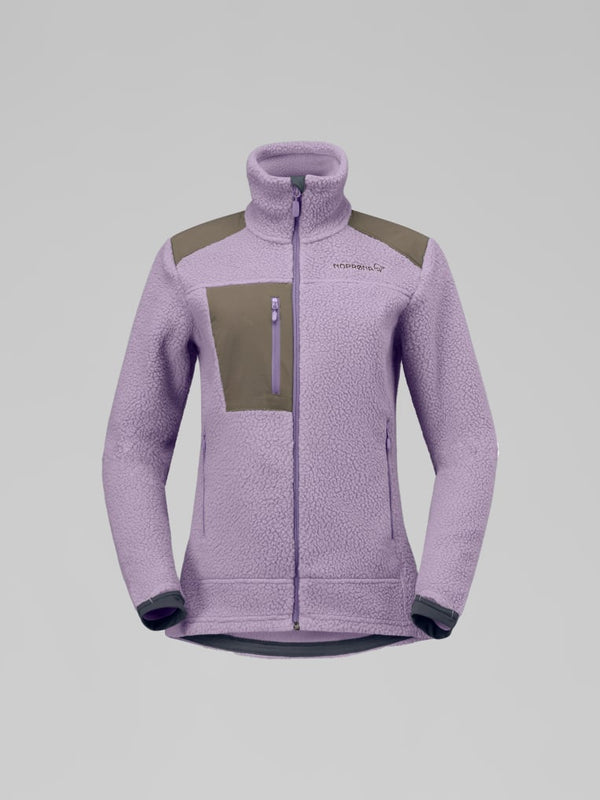 Norrona Women Trollveggen Warm3 Jacket - Purple Sage AW25