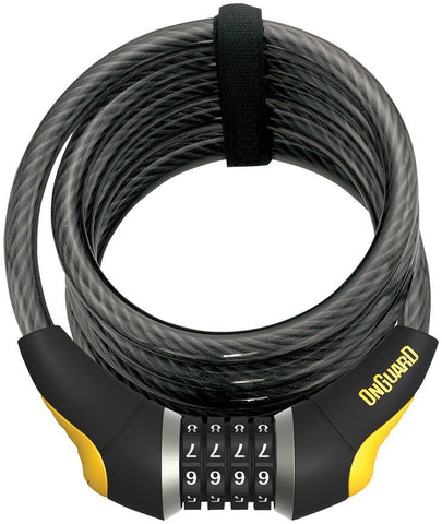 On-Guard Doberman 12mm Combination Lock 185cm Length 8031