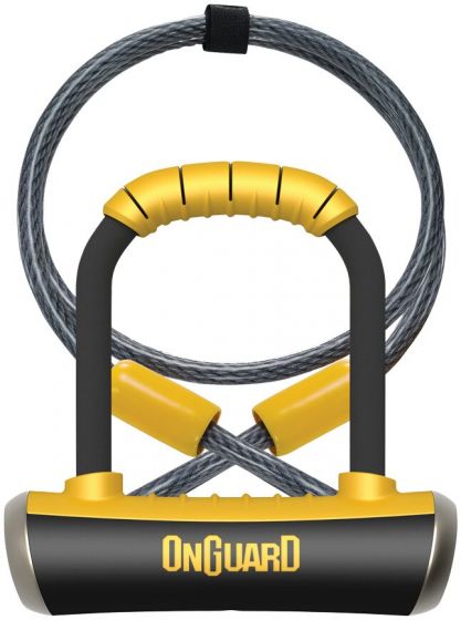 On-Guard Pitbull Mini 8008 U-Lock with Cable