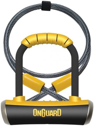 On-Guard Pitbull Mini 8008 U-Lock with Cable