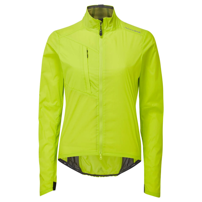 Altura Women Airstream Windproof Jacket - Lime - AW25