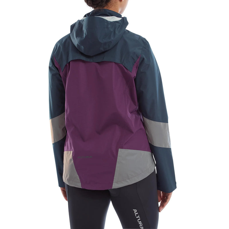 Altura Women's Nightvision Typhoon Waterproof Jacket - Navy / Purple - AW24