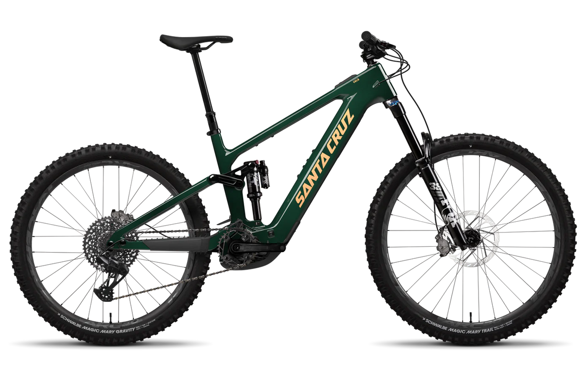 Santa Cruz Vala Electric Bike - S Build - Midnight Green