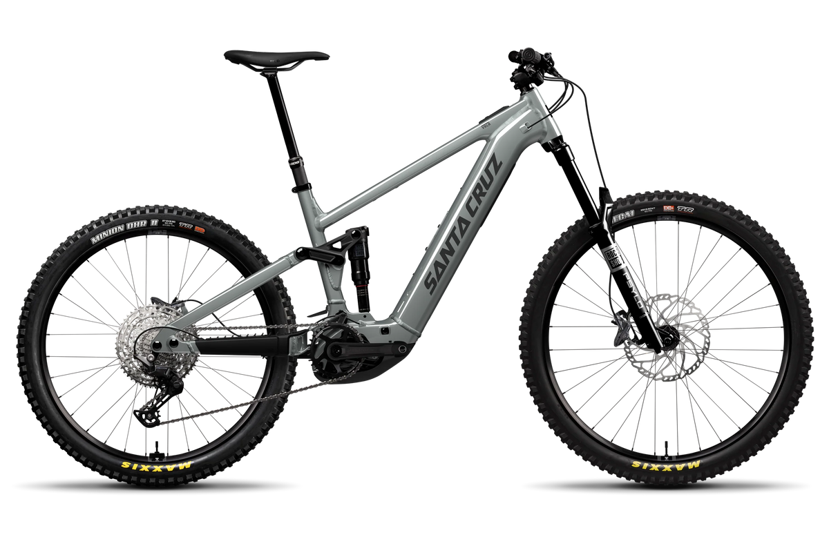 Santa Cruz Vala Aluminium Electric Bike - Deore Build - Lunar Grey