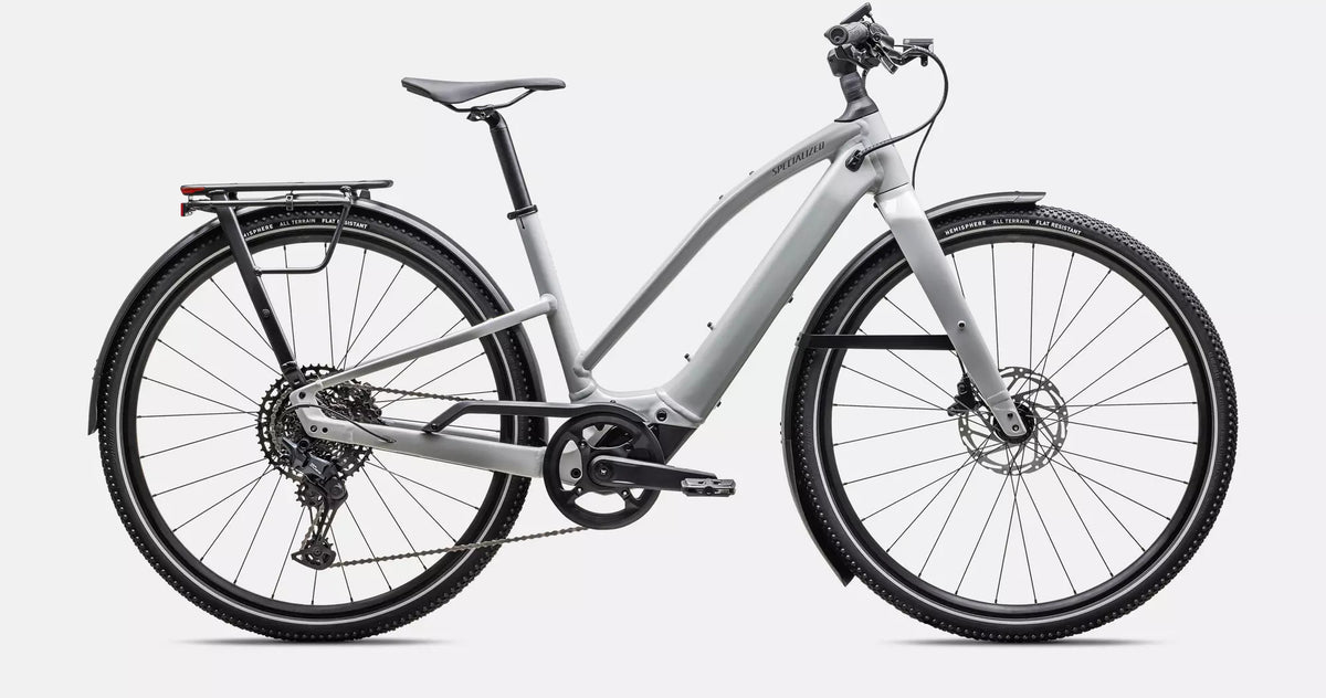 Specialized Turbo Vado SL2 Alloy - 5.0 Step-Thru Equipped - Gloss Dove Gray
