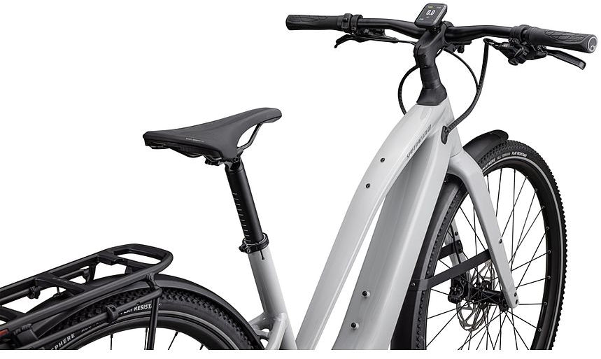 Specialized Turbo Vado SL2 Alloy - 5.0 Step-Thru Equipped - Gloss Dove Gray