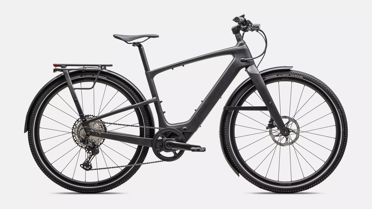 Specialized Turbo Vado SL2 Carbon - 6.0 Euipped - Black Micro Speckle