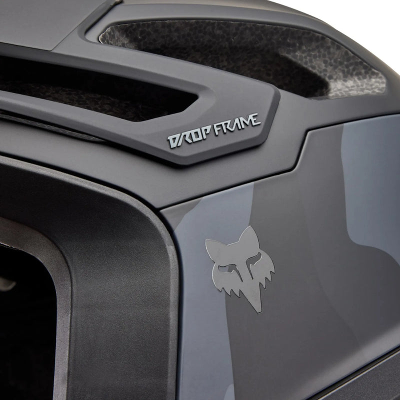 Fox Dropframe Pro Helmet - Runn - Black Camo - SALE