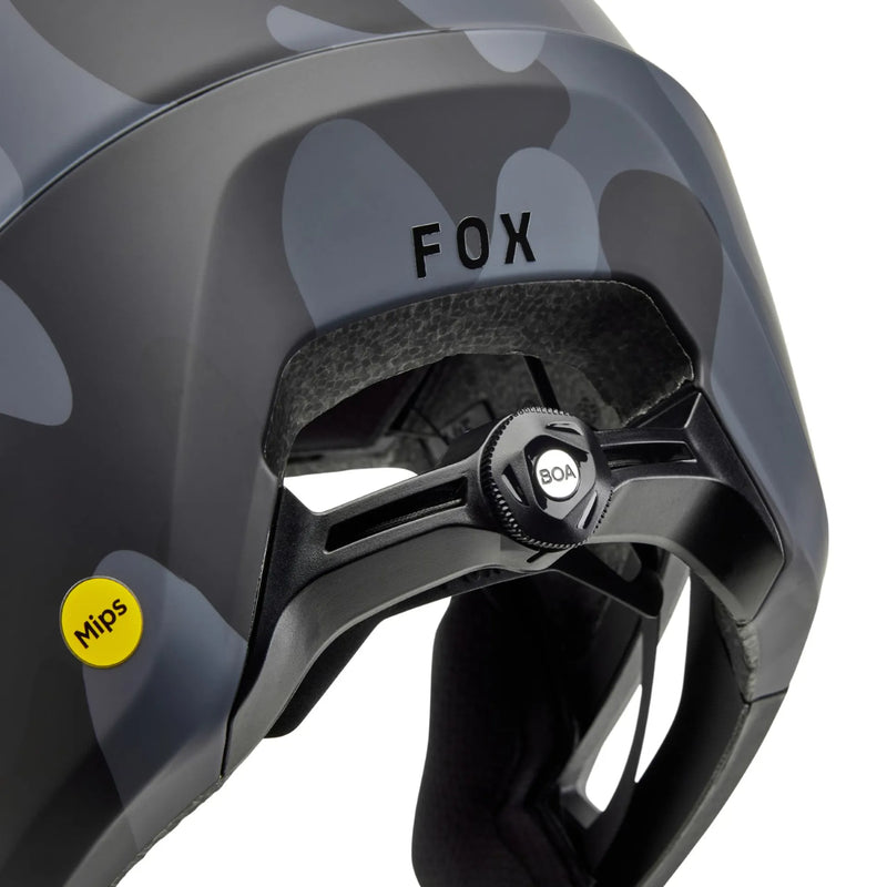 Fox Dropframe Pro Helmet - Runn - Black Camo - SALE