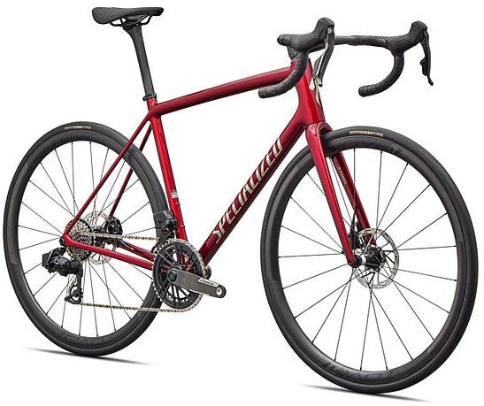 Specialized Aethos 2 Pro - SRAM Force AXS - Red Sky / Chrome