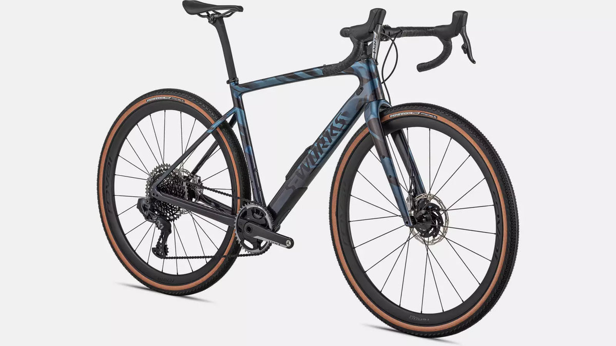 Specialized S-Works Diverge - Gloss Light Silver/Dream Silver/Dusty Blue - 56cm - SALE