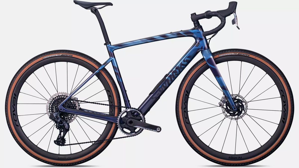 Specialized S-Works Diverge - Gloss Light Silver/Dream Silver/Dusty Blue - 56cm - SALE