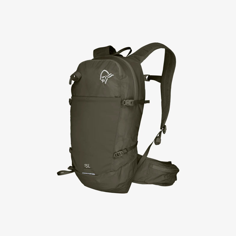 Norrona Femund 15L Outdoor / Hiking Pack - Olive Night