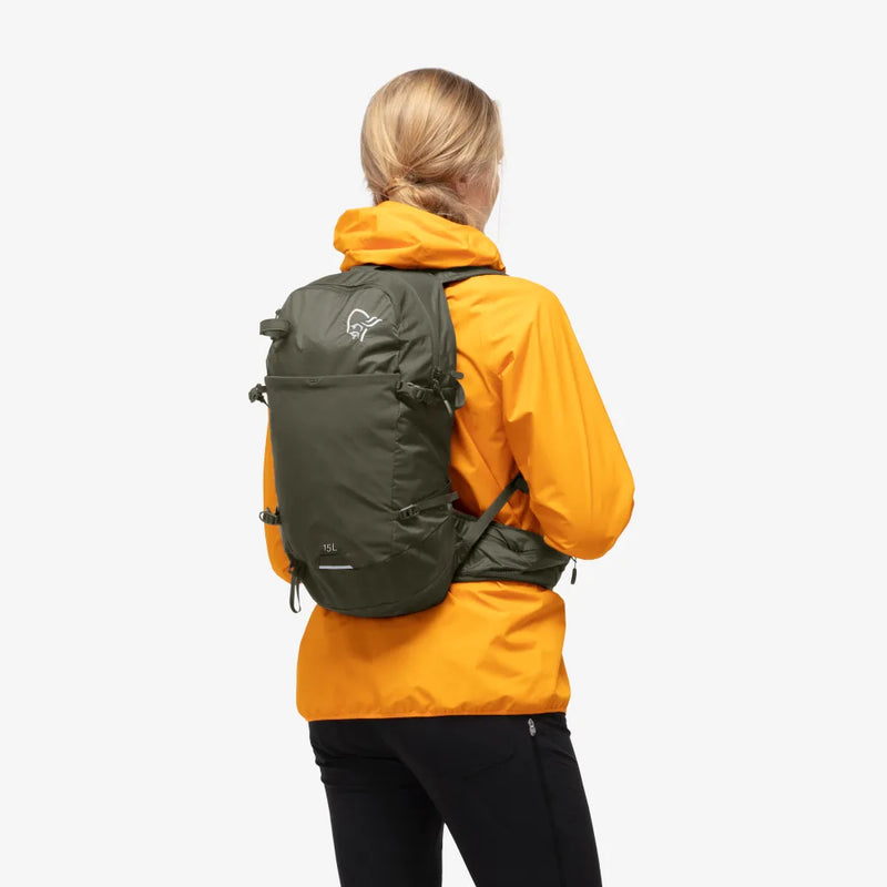Norrona Femund 15L Outdoor / Hiking Pack - Olive Night - SS25