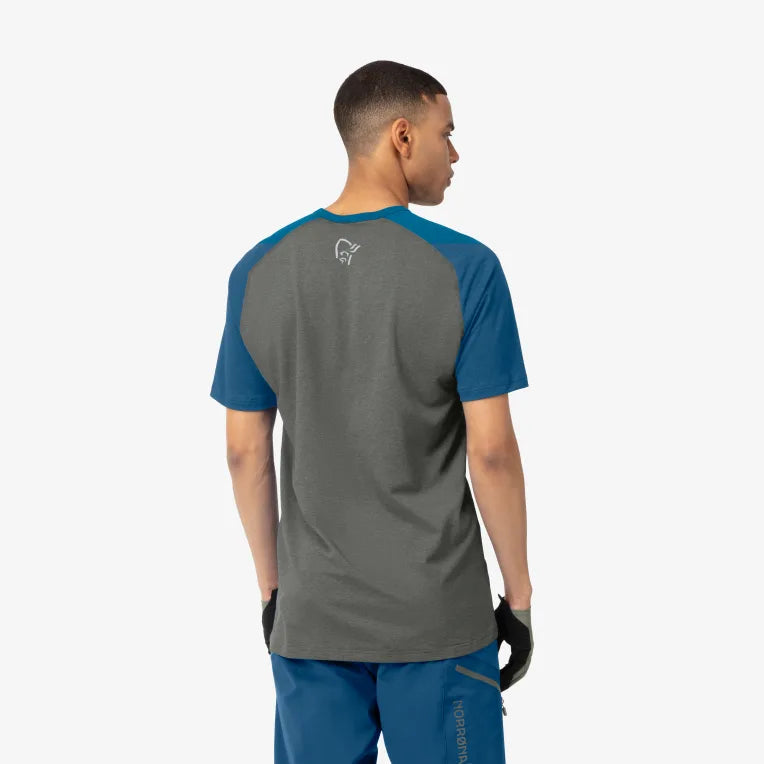Norrona Fjora Equaliser Lightweight T-Shirt - Mykonos Blue