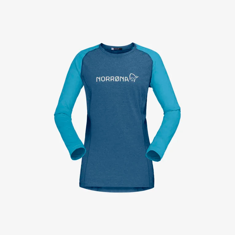 Norrona Women Fjora Equaliser Lightweight Long Sleeve - Mykonos