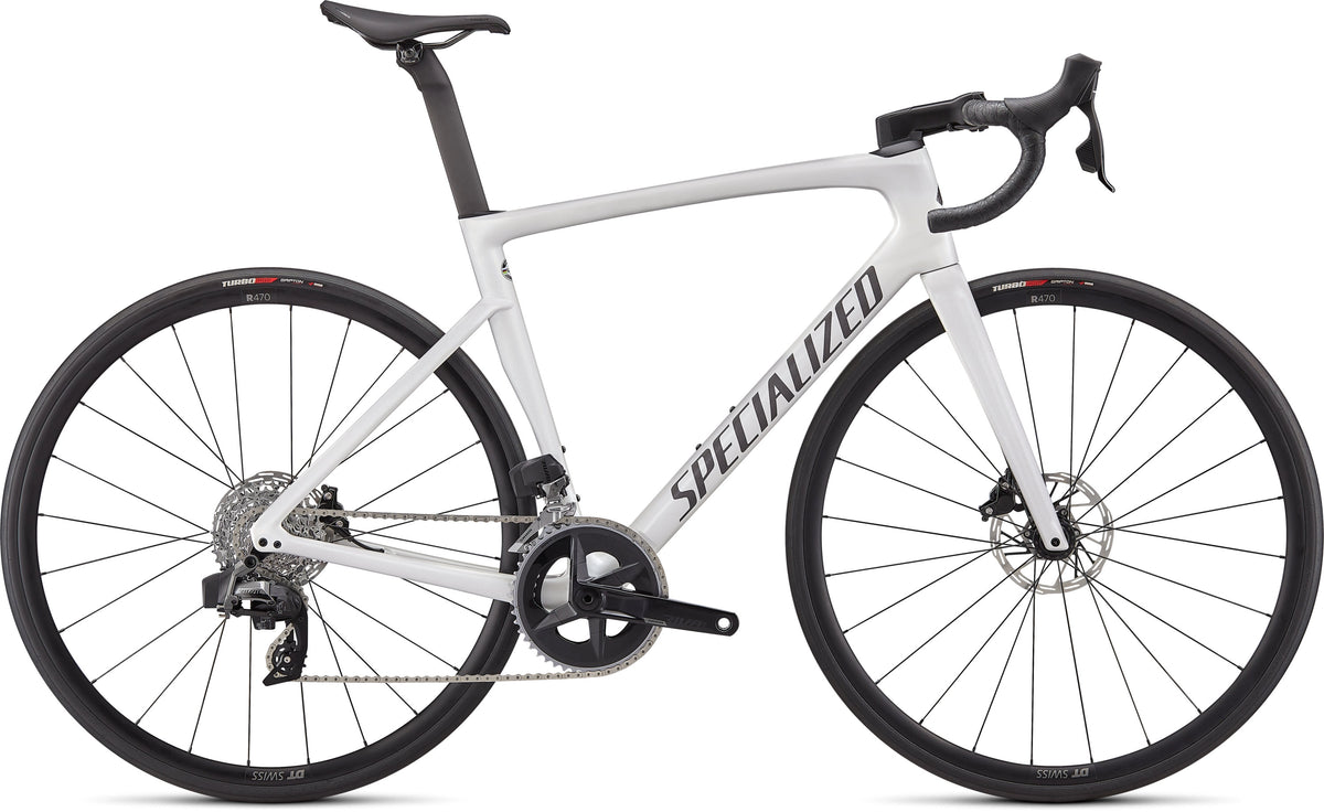 Specialized Tarmac SL7 Comp - Rival eTap AXS - Gloss Metallic White Silver - Ultimate Sale